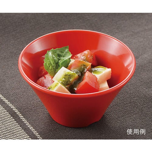 シンプル食器 ボウル9 赤 SP−85R