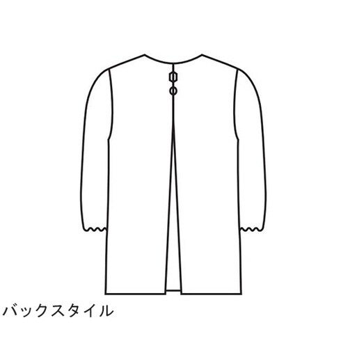 給食衣(シングル型) 白 6号 397−90 6