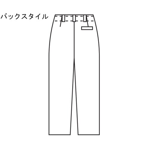 男子スラックス 白 W73 431−40A W73