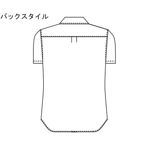 メンズシャツ半袖ホワイト