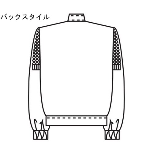 女子ジャンパー長袖 白 4L 459−30 4L