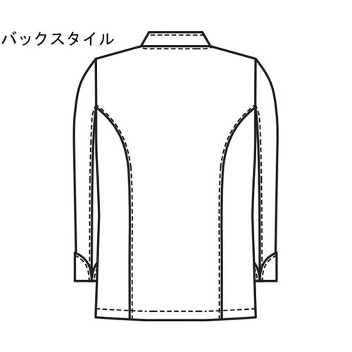 コックコート 黒 3L 604−75 3L