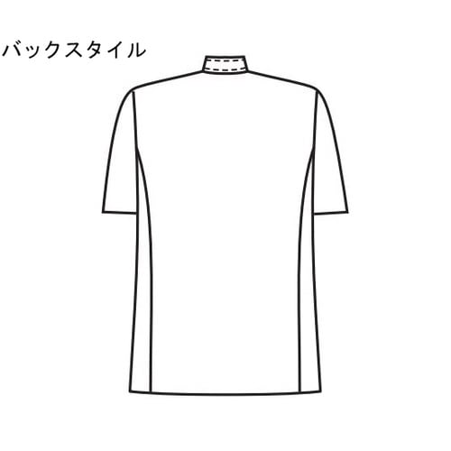 兼用コックコート半袖 白 4L 412−70 4L