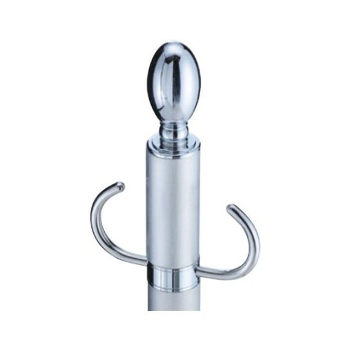 フロアパーティションポールクローム/ヘアーライン