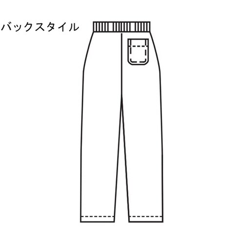 男子パンツ 白 LL 437−90 LL