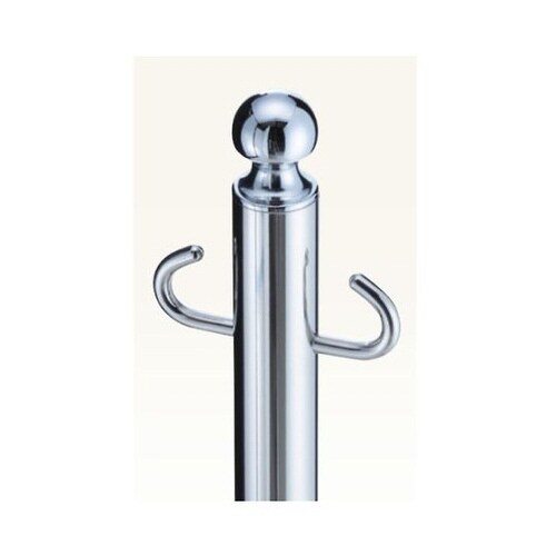 フロアパーティションポールクローム/鏡面