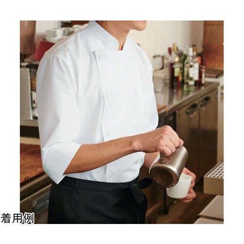 兼用コックシャツ オフ白 S 421−70 S