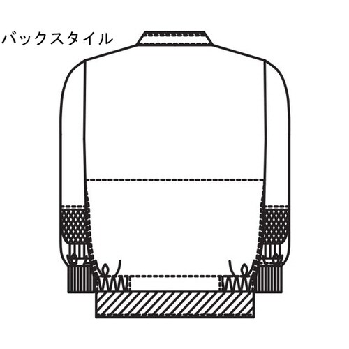 ジャンパー男女兼用 ホワイト L 400−70 L
