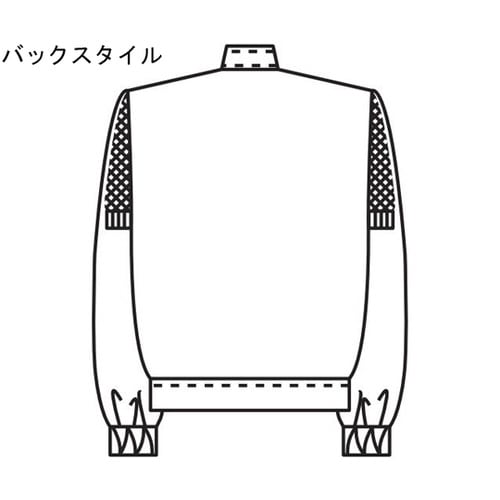 女子ジャンパー長袖 白 3L 459−30 3L