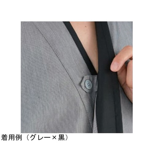 ハッピコートグレーx黒