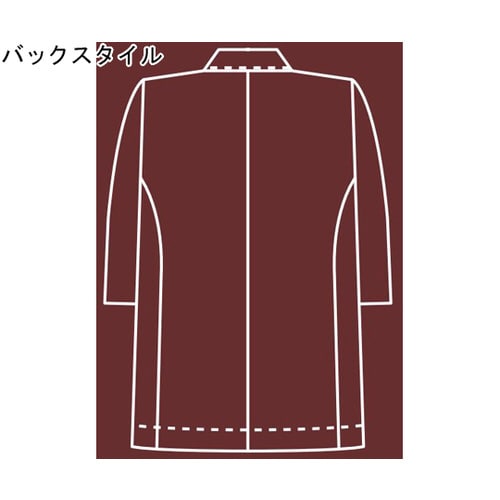 男子調理衣七分袖 白 LL 313−60 LL