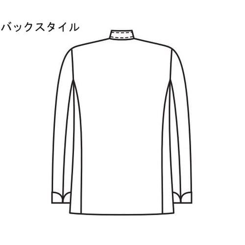 男子コックコート長袖 白 4L 410−70 4L