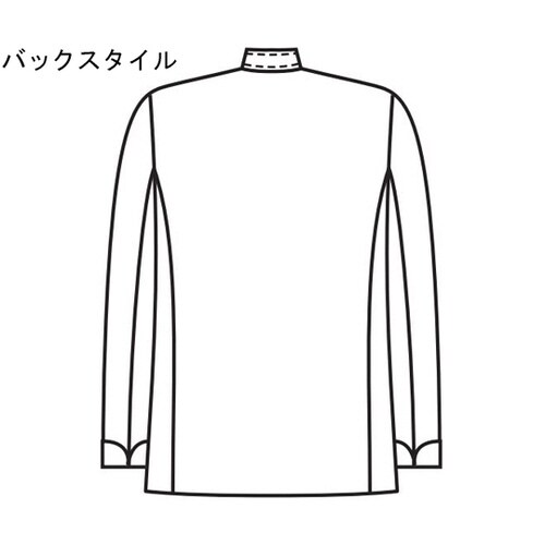男子コックコート長袖 白 5L 414−50 5L