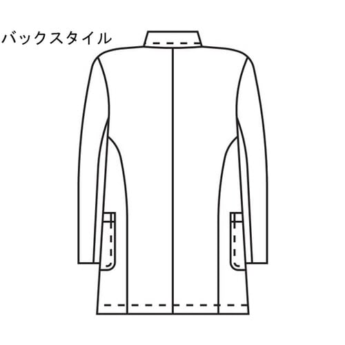 メンズシングルコート 白 S 415−40 S
