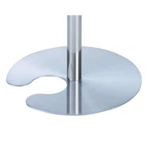 フロアパーティションポールスタッキングクローム