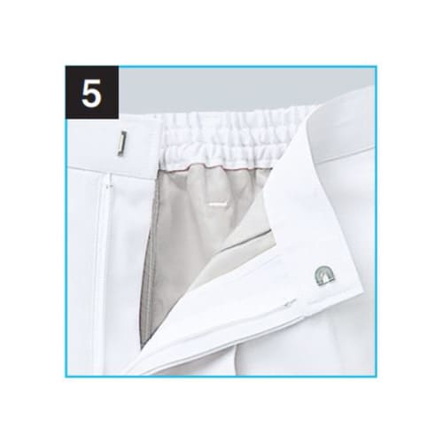 レディススラックス 白 4L 821−60 4L