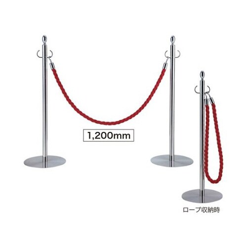 ニットロープ径25×1200ミリレッドミックス