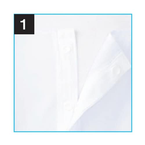 ジャンパーチュニック 白 LL 710−30 LL