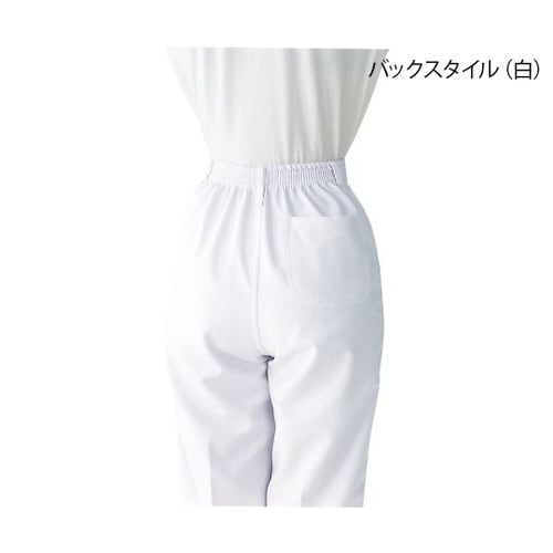 レディススラックス 白 LL 821−90 LL