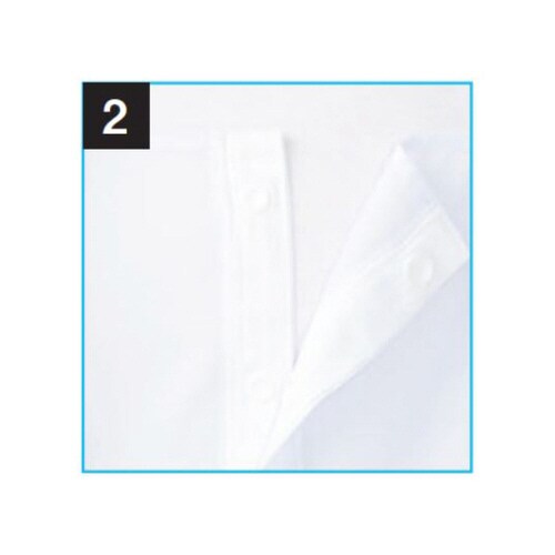 ジャンパー男女兼用 白 SS 405−60 SS