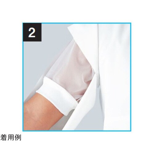 ジャンパーチュニック 白 M 710−30 M