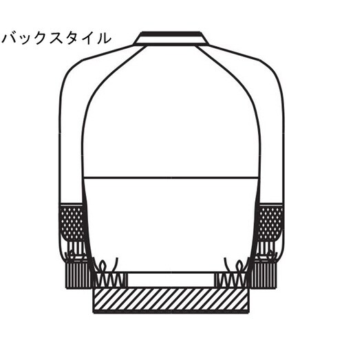 ジャンパー男女兼用 白 3L 405−60 3L