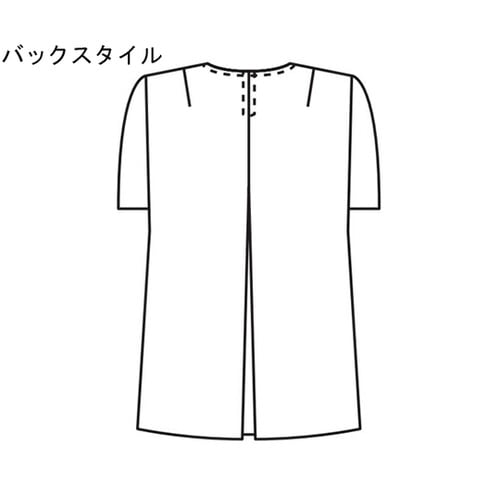 女子調理衣 半袖 白 LL APK1355 LL