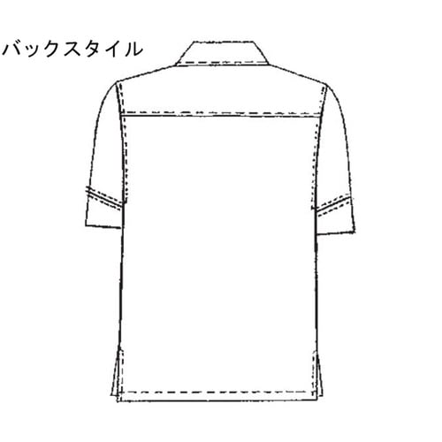 コックシャツ アカ SS 401−47 SS