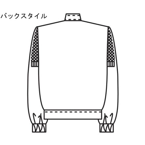 女子ジャンパー長袖サックス