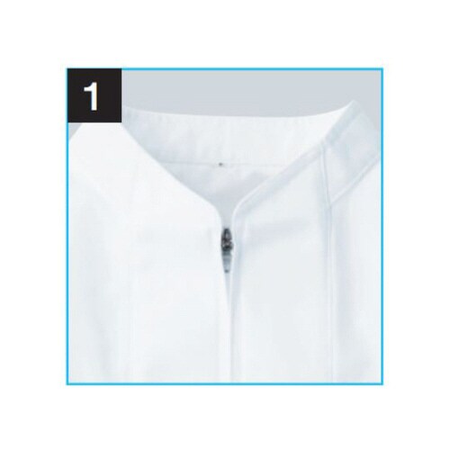 ジャンパー男女兼用 白 3L 404−60 3L