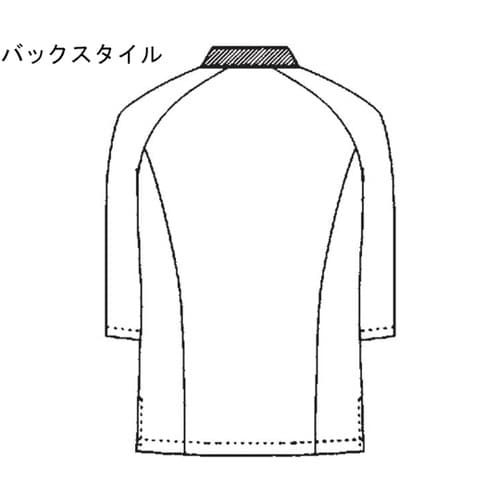 和風シャツグレーx黒