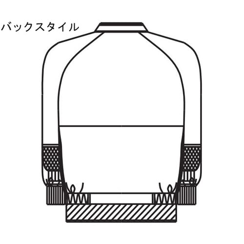 ジャンパー男女兼用 白 M 405−60 M