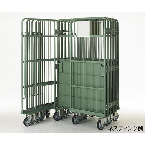 ステンレスハイテナー(ステンレス製カゴ車)