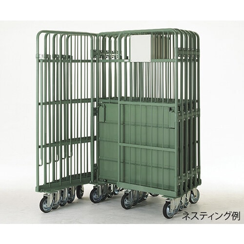 樹脂底ハイテナー(カゴ台車)1108PH−C