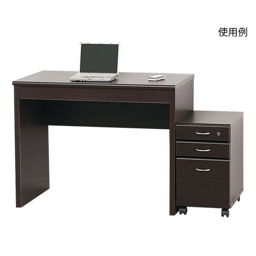 フェイバー デスク90鍵付 ブラウン 93103