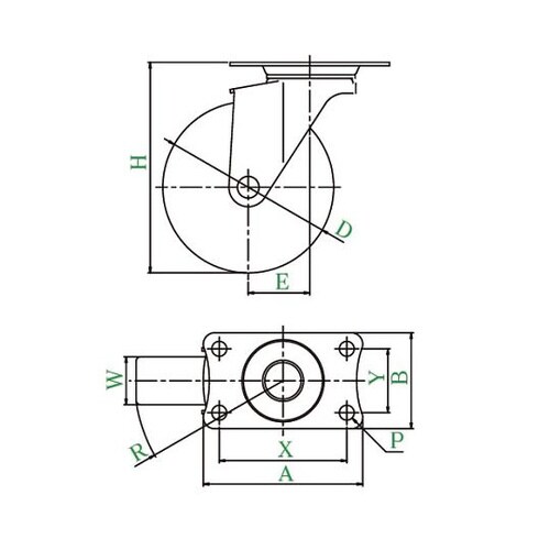 SUS−E型キャスター