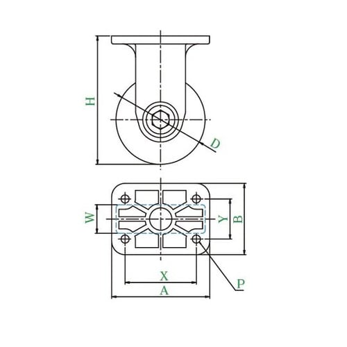 サイレンスPLK型キャスター