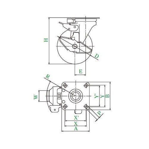 J2K−S型キャスター