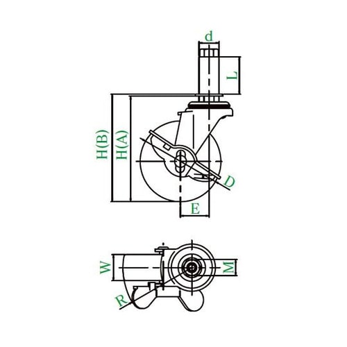 LTF−S型キャスター