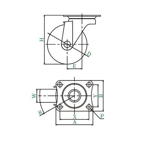 SUS−SG型キャスター