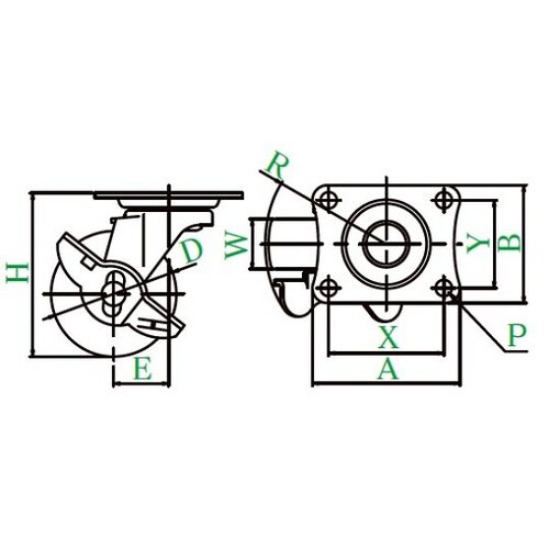 LG−S型キャスター