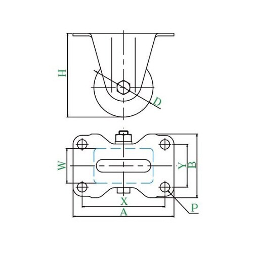 SUS−HR型キャスター
