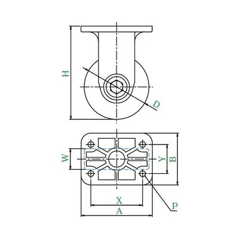 サイレンスPLK型キャスター