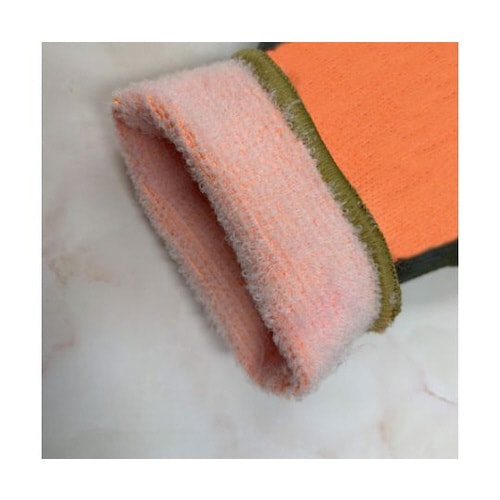 防寒天然ゴムコート手袋