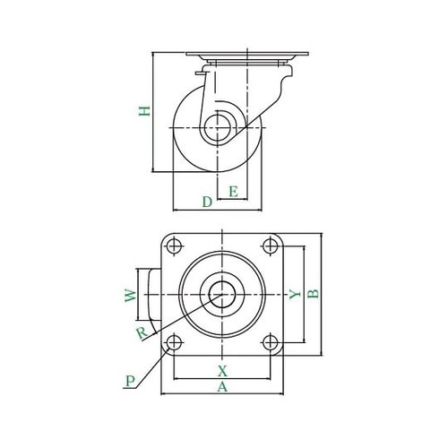 CAL−HG型キャスター