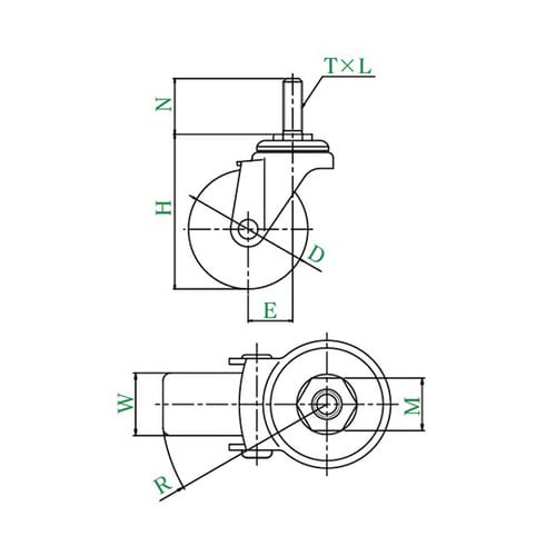 ST特殊型キャスター