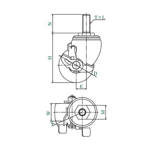 HT−S型キャスター