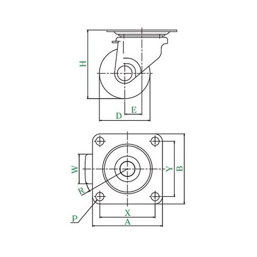 CAL−HG型キャスター