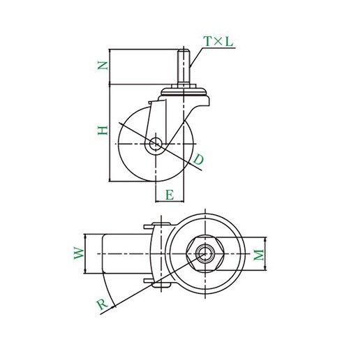 ST特殊型キャスター