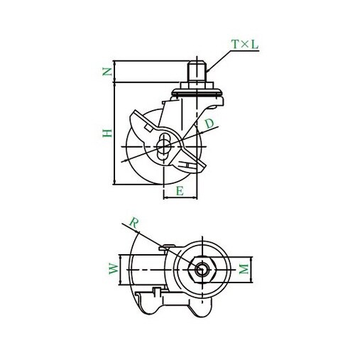 LT−S型キャスター